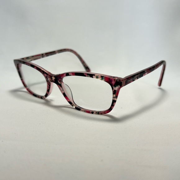 bebe Rose Floral Square Eyeglasses with Case - Frames Only - Picture 7 of 9